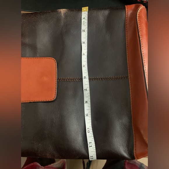 GENUINE LEATHER Shoulderbag / Backpack made in Ítaly - Picture 10 of 11